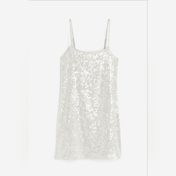 H&M Sequined Mini Dress, size small, nwot - Picture 5 of 9